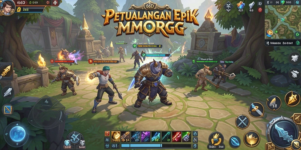 Tampilan gameplay 66D yang menakjubkan dalam dunia MMORPG.