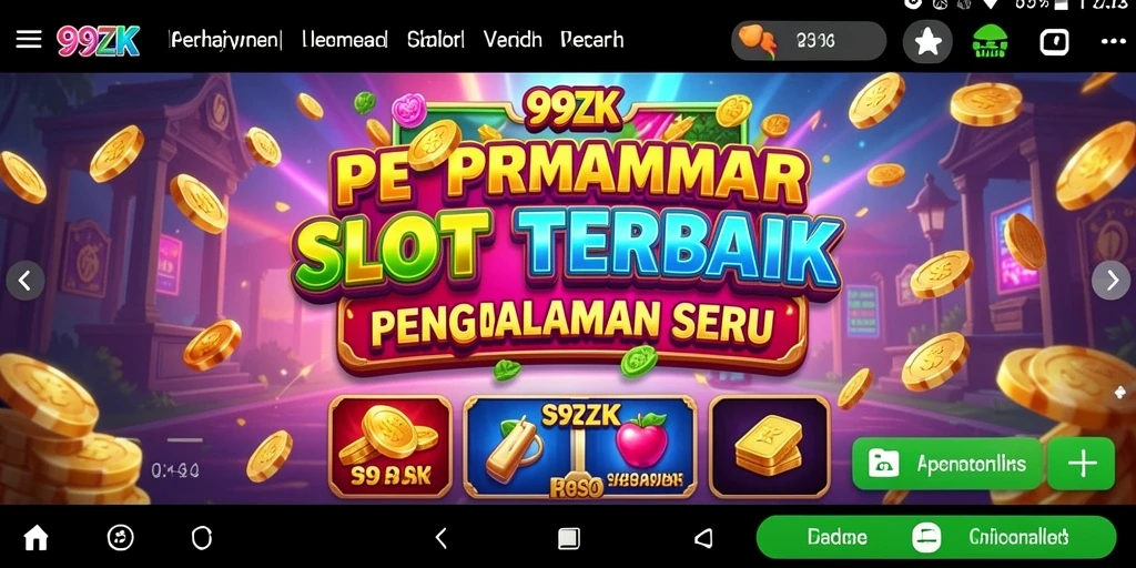 Tampilan gameplay 99ZK yang menawan dan interaktif.