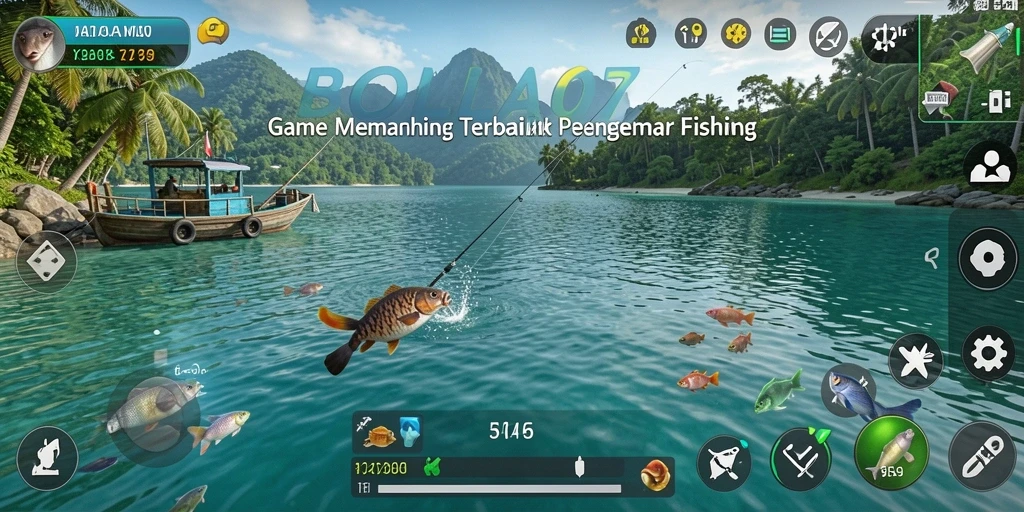 Tangkapan ikan besar dalam gameplay BOLA07 yang seru.