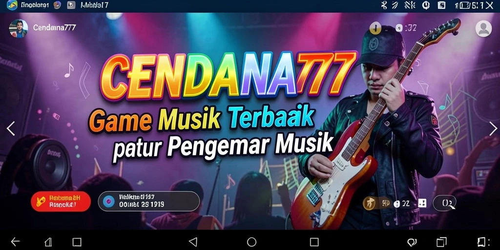 Screenshot gameplay CENDANA777 yang menunjukkan pengalaman bermain musik.