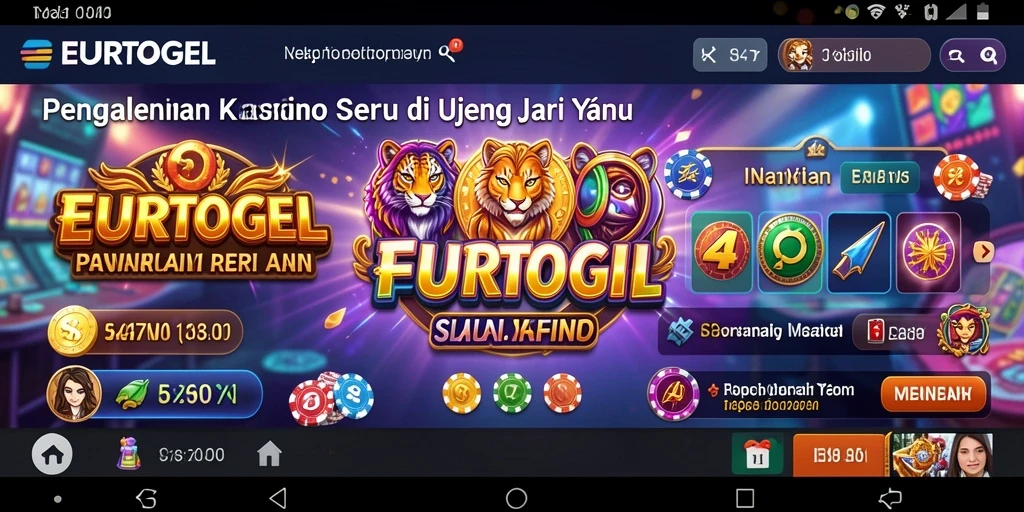 Tampilan gameplay menarik dari EUROTOGEL dengan berbagai pilihan permainan.