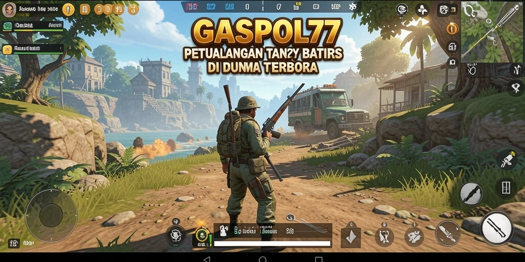 Screenshoot GASPOL77 menampilkan petualangan di dunia terbuka yang menarik.