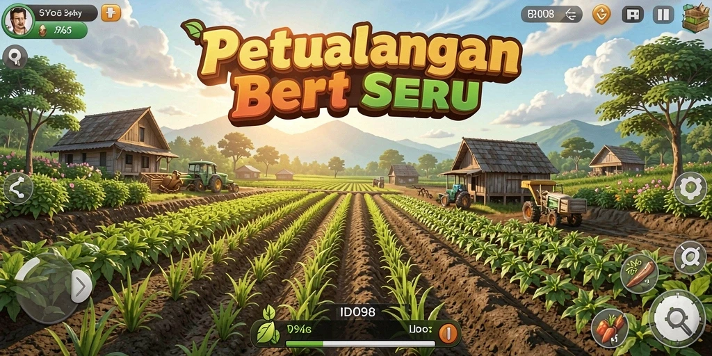 Tampilan gameplay ID098 yang menarik dalam bertani.