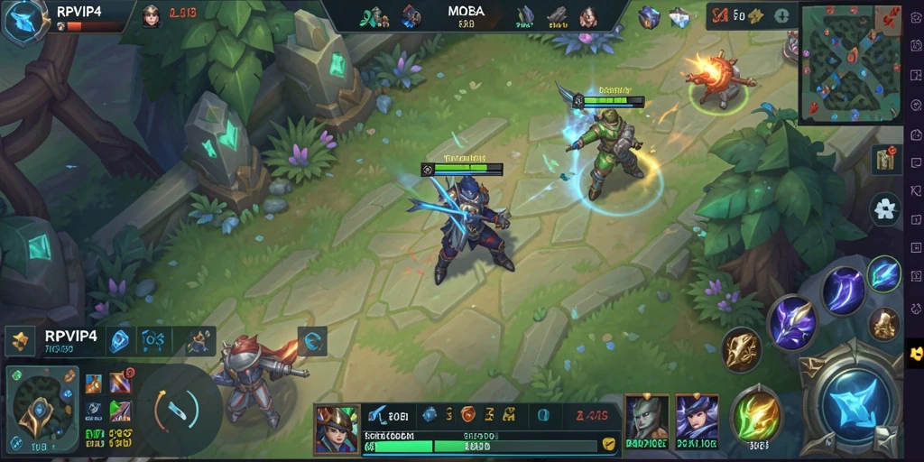 Tampilan aksi seru dalam gameplay RPVIP4 yang menantang.