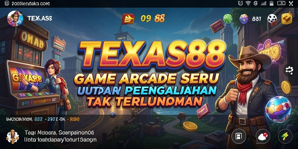 Tampilan gameplay seru TEXAS88 dengan grafis menawan.