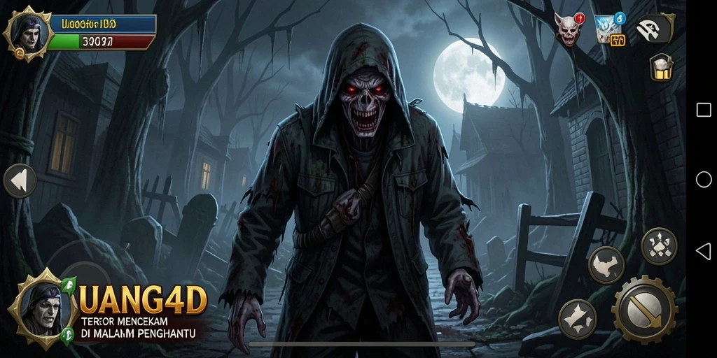 Tampilan gameplay menegangkan dan penuh ketegangan di UANG4D.